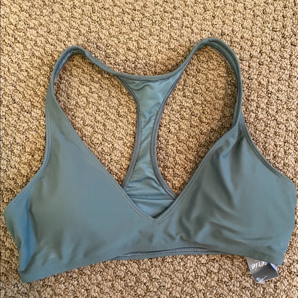 NWT Aerie Olive Swimsuit Set